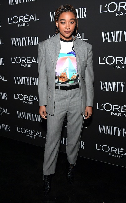 Amandla Stenberg, Vanity Fair and LOréal Paris Pre-Oscars Party